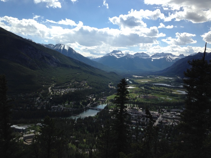 Overlooking Banff from Tunnel Mountain