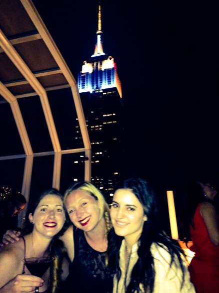 On top of the world! Well the Strand at least! Beautiful ladies!