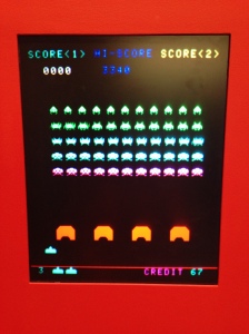 MOMA- I played space invaders and failed at pac man.