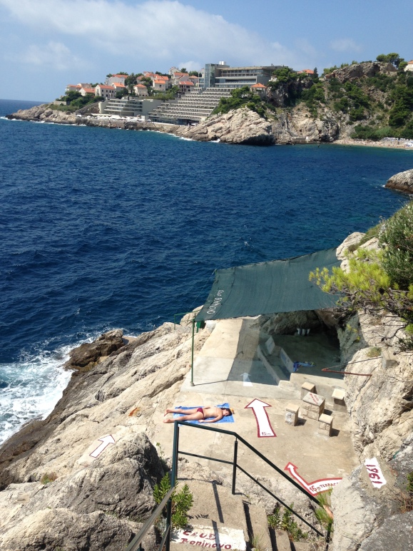 Beach Swimming, Dubrovnik Style!